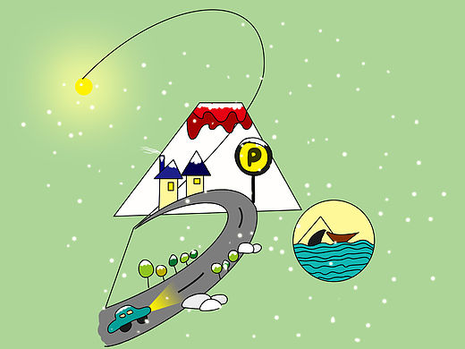 寒假涂鸦（个人主页-ZMTUyMDE4MTI=） - 新锐潮流插画 - 站酷设计师田恬恬恬恬原创素材 - 站酷ZCOOL