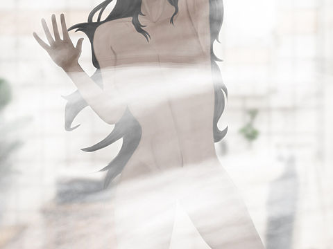 少女出浴（個(gè)人主頁-ZMzg0MzIxMDQ=） - 創(chuàng)作習(xí)作 - 站酷設(shè)計(jì)師默默不然原創(chuàng)素材 - 站酷ZCOOL