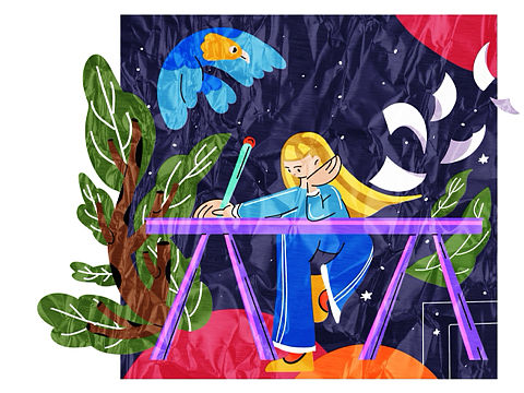 用画画治愈自己（个人主页-ZNTg5Mjg5Njg=） - 艺术插画 - 站酷设计师武花果原创素材 - 站酷ZCOOL