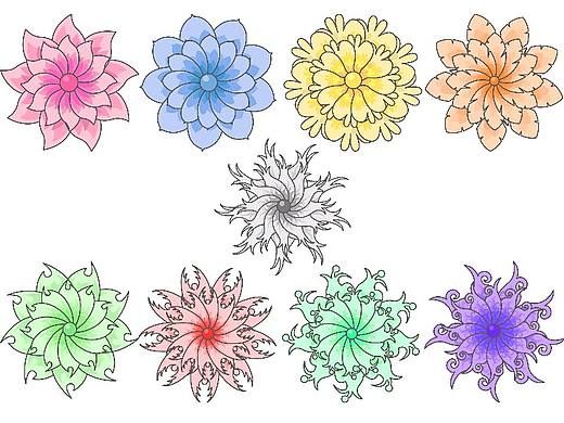 花（个人主页-ZMjgxNzQ2NDA=） - 图案 - 站酷设计师YoT_陳樂原创素材 - 站酷ZCOOL