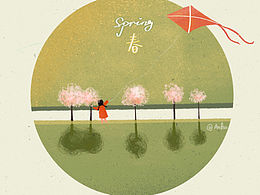 画一个春夏秋冬 一年四季