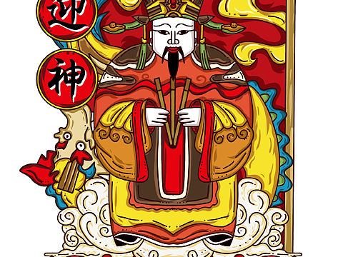 國(guó)潮插畫（個(gè)人主頁(yè)-ZNTY5NzQxNTI=） - 創(chuàng)作習(xí)作 - 站酷設(shè)計(jì)師鯊魚的角原創(chuàng)素材 - 站酷ZCOOL