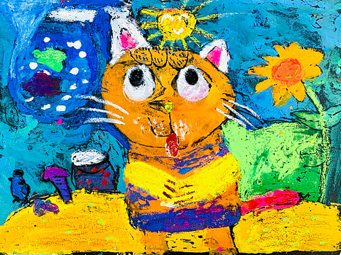 一年级孩子作品