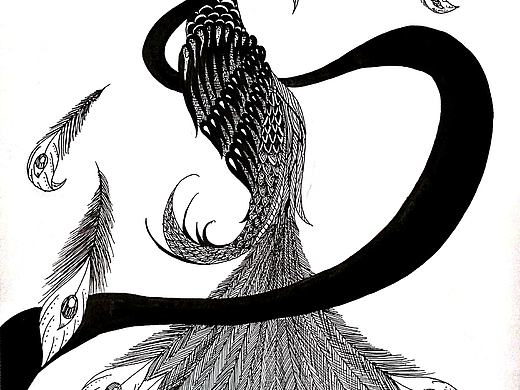黑白装饰画-1