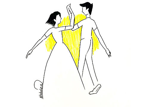 舞者（個人主頁-ZMzg5NjUzMzI=） - 新銳潮流插畫 - 站酷設(shè)計(jì)師吳小魚Nichole原創(chuàng)素材 - 站酷ZCOOL