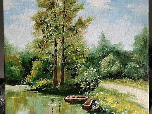 风景油画（个人主页-ZNDg2MDgzODQ=） - 绘画 - 站酷设计师画洛阳原创素材 - 站酷ZCOOL