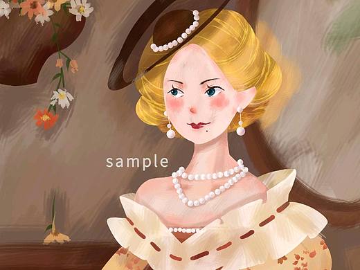 欧洲油画风板绘插画练习