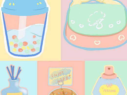 CANDY LIFE（个人主页-ZNTQ2MDM0NjA=） - 图案 - 站酷设计师吉柿喜士多原创素材 - 站酷ZCOOL