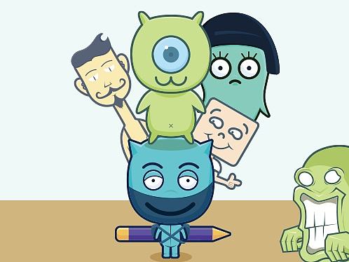 《矢量》-小东西1（个人主页-ZMTgwODg0MTI=） - 创作习作 - 站酷设计师饭咔咔原创素材 - 站酷ZCOOL