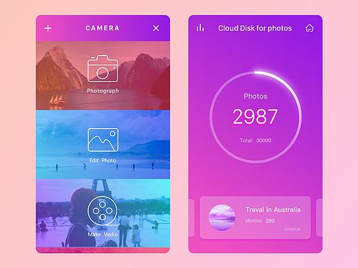 美图编辑app界面