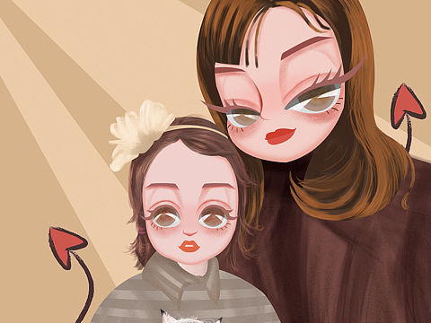 王瑶和小茉莉画像