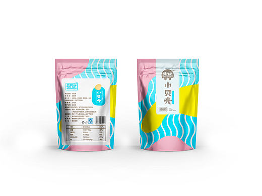 小贝壳零食包装袋子