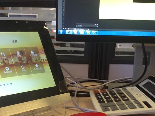 安卓分机10寸效果图 分机 室内分机