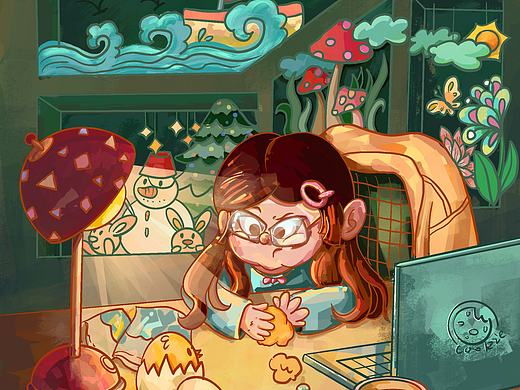 曲小奇日常(第一弹)（个人主页-ZNTg3MjY1MDQ=） - 创作习作 - 站酷设计师曲奇祺原创素材 - 站酷ZCOOL