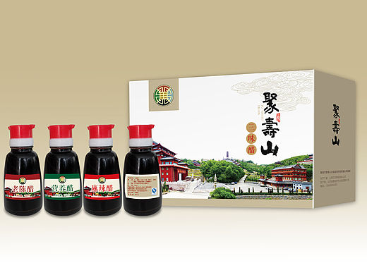 聚寿山三味醋包装