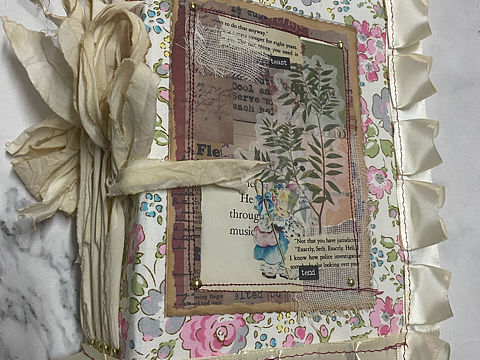 junkjournal 复古布艺拼贴外壳定制展示