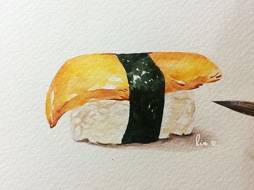 手绘美食·寿司