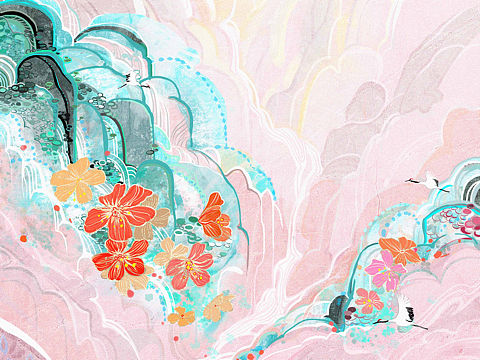 芳树无人花自落，春山一路鸟空啼