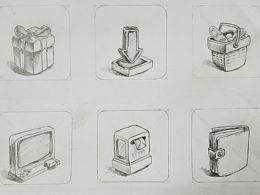 手绘icon临摹练习