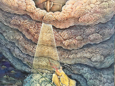 原创水彩插画～心愿