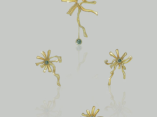 『首飾設計』菊（個人主頁-ZMzU0OTcyMTI=） - 首飾設計 - 站酷設計師Zzz_脆脆鱬原創(chuàng)素材 - 站酷ZCOOL