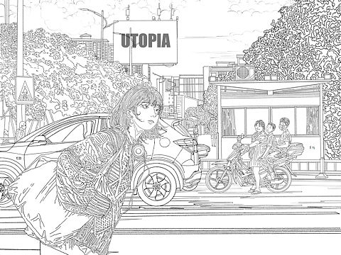 烏托邦（個(gè)人主頁(yè)-ZNTgxNTc1NDQ=） - 藝術(shù)插畫 - 站酷設(shè)計(jì)師找不到地址的月白原創(chuàng)素材 - 站酷ZCOOL