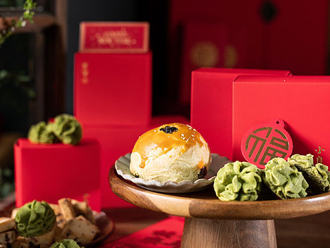 新年甜点礼盒拍摄