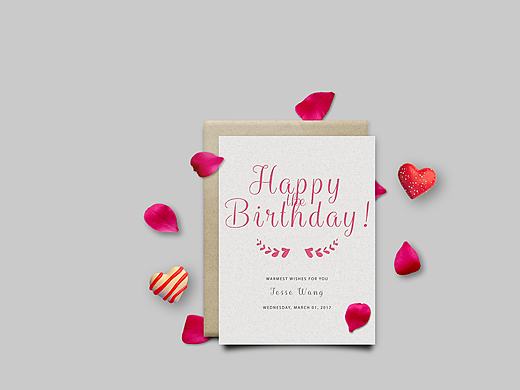 之前送給Si的生日賀卡~