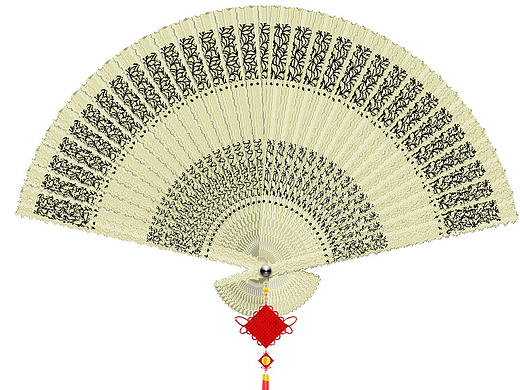 中国结扇子