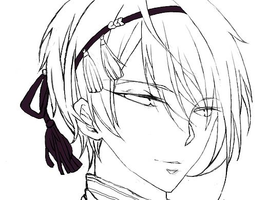 三日月宗近手绘练习