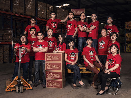 进货宝公司团队形象照