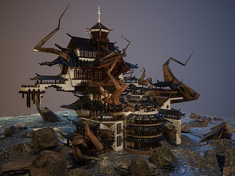 场景建模练习（个人主页-ZNDU5ODU0NDA=） - 场景 - 站酷设计师想要翻身的咸鱼原创素材 - 站酷ZCOOL