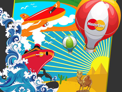 万事达人吉祥物设计 早期作品