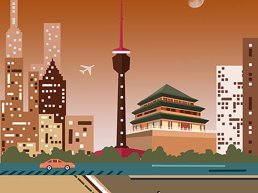 建筑插画