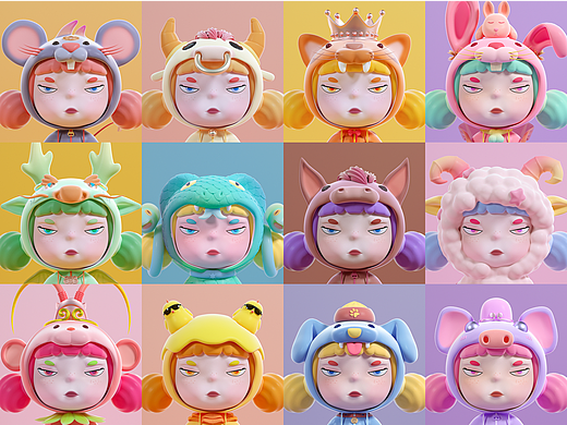 北北十二生肖系列盲盒