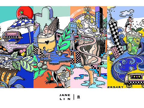 PAIX COFFEE  × 珠江啤酒 插画合作