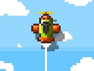 8bit像素风格小飞机动画