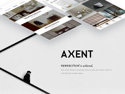 Mobile APP for AXENT bath.