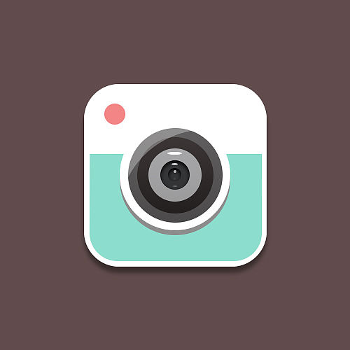 相机扁平化icon