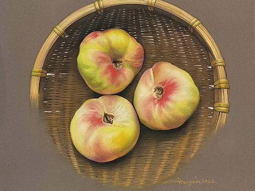 蟠桃（個人主頁-ZNTgzNzkwNDA=） - 繪畫 - 站酷設(shè)計(jì)師吳常辛原創(chuàng)素材 - 站酷ZCOOL