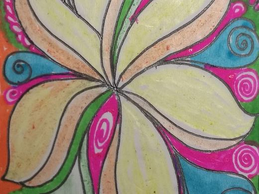 涂鸦禅绕画书签(273)