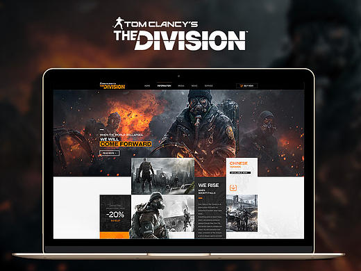 Web Design of The Division