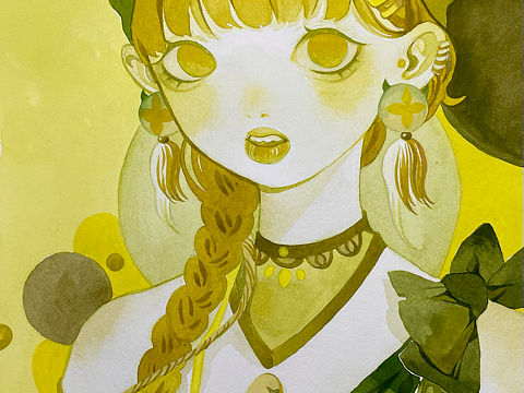 秋日的色彩（个人主页-ZNTUzNjI5Mjg=） - 艺术插画 - 站酷设计师小鹬_yuunie原创素材 - 站酷ZCOOL