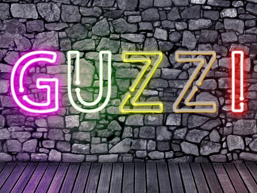 GUZZI发光字体动效