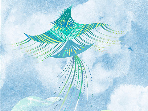 插画|港乐100首《翅膀下的风》