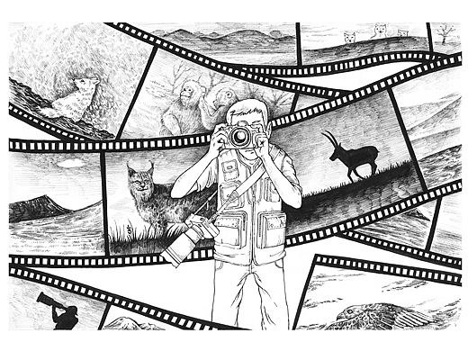 黑白插图（个人主页-ZMzA0ODQzNTY=） - 艺术插画 - 站酷设计师喵黑原创素材 - 站酷ZCOOL