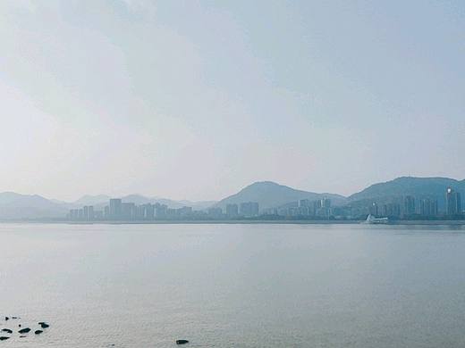 周末的钱塘江