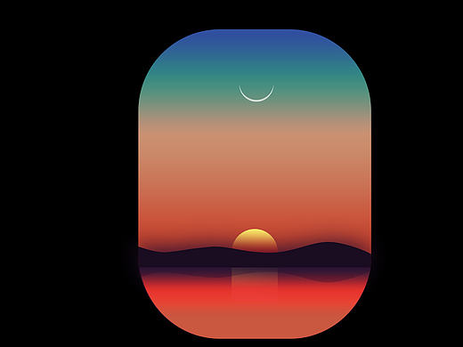 微光，海边的日落（个人主页-ZMTk3ODgzNDA=） - APP界面 - 站酷设计师小丸子要开电影院原创素材 - 站酷ZCOOL