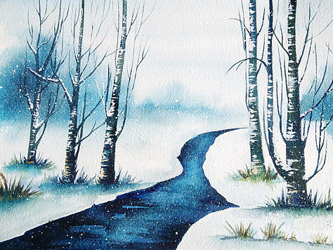 水彩风景画
