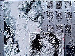 二次印刷，限量盒装卡片《十六夜的雪》商业插画